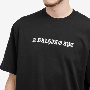 A Bathing Ape Gothic Logo T-Shirt