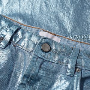 GANNI Foil Denim Stary Jeans