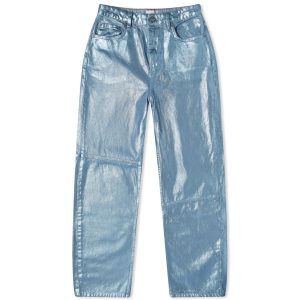 GANNI Foil Denim Stary Jeans