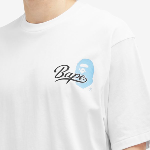 A Bathing Ape Cursive College Logo T-Shirt