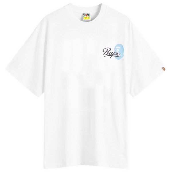 A Bathing Ape Cursive College Logo T-Shirt