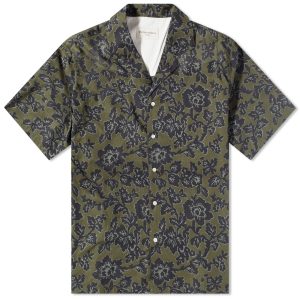 Officine Générale Eren Textured Print Vacation Shirt