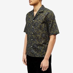 Officine Générale Eren Textured Print Vacation Shirt