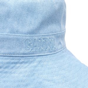 Ganni Fisherman Denim Bucket Hat