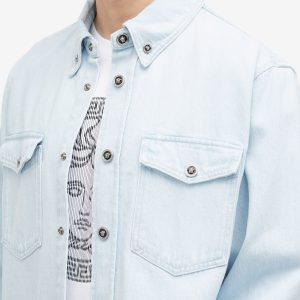 Versace Stone Wash Denim Overshirt