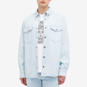 Versace Stone Wash Denim Overshirt