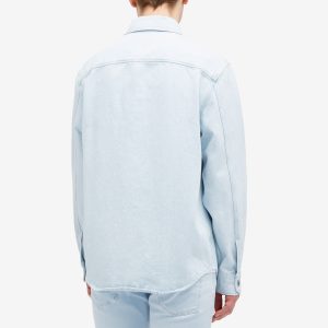 Versace Stone Wash Denim Overshirt