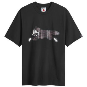 ICECREAM Woodgrain Running Dog T-Shirt