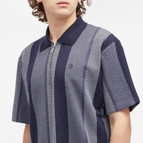 Polar Skate Co. Herringbone Jacques Short Sleeve Polo