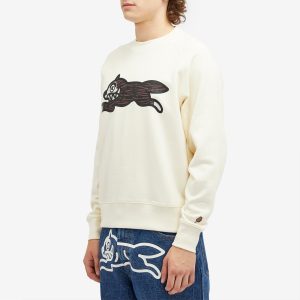 ICECREAM Woodgrain Running Dog Crewneck