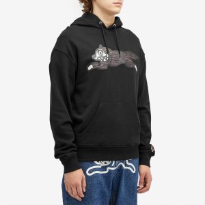 ICECREAM Woodgrain Running Dog Popover Hoodie