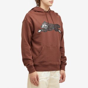 ICECREAM Woodgrain Running Dog Popover Hoodie