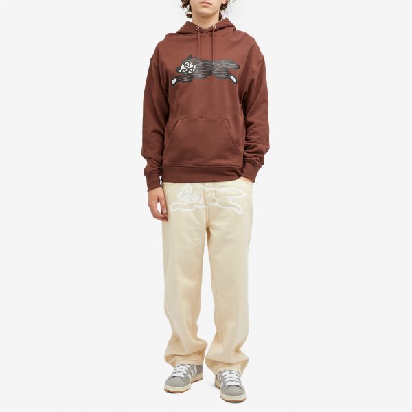 ICECREAM Woodgrain Running Dog Popover Hoodie