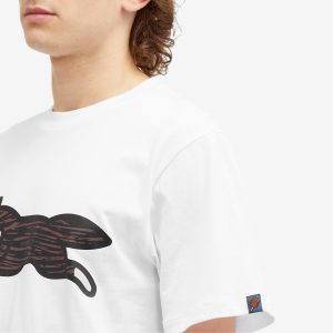 ICECREAM Woodgrain Running Dog T-Shirt