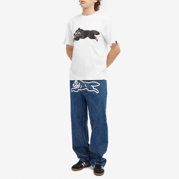 ICECREAM Woodgrain Running Dog T-Shirt