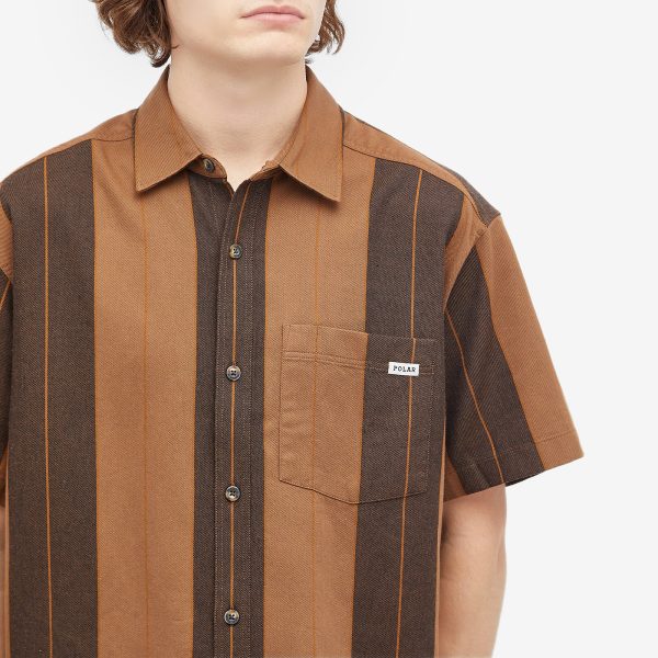 Polar Skate Co. Mitchell Strip Short Sleeve Shirt