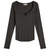 Joah Brown Henley Long Sleeve Top