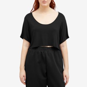 Joah Brown Slouchy Crop T-Shirt