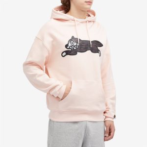 ICECREAM Woodgrain Running Dog Popover Hoodie