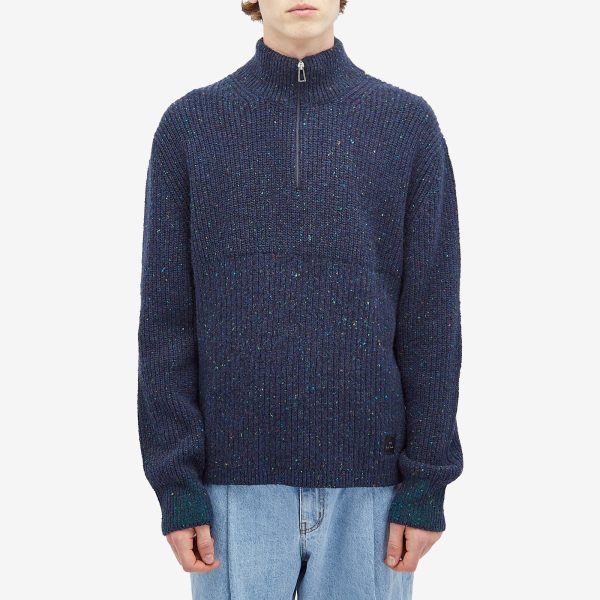 Paul Smith Ribbed Quarter Zip Sweater