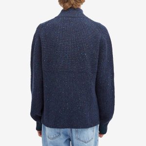 Paul Smith Ribbed Quarter Zip Sweater