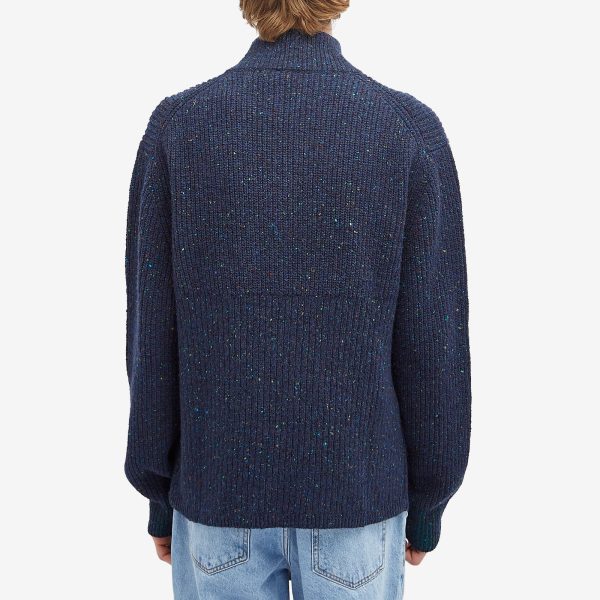 Paul Smith Ribbed Quarter Zip Sweater