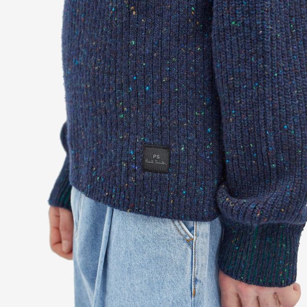 Paul Smith Ribbed Quarter Zip Sweater