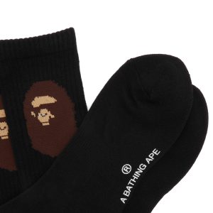 A Bathing Ape Ape Head Socks