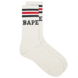 A Bathing Ape Bape Stripe Socks