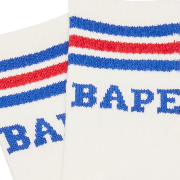 A Bathing Ape Bape Stripe Socks