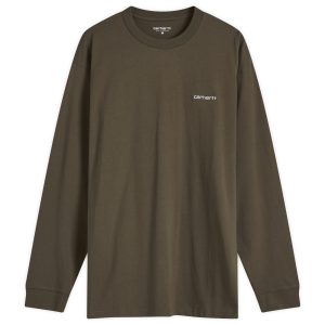 Carhartt WIP Long Sleeve Script Embroidery T-Shirt