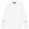 Comme des Garçons Black Cotton Buckle Sleeve Shirt