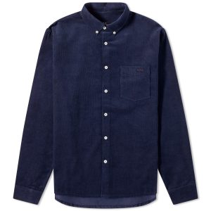 A.P.C. Serge Logo Mini-Cord Shirt