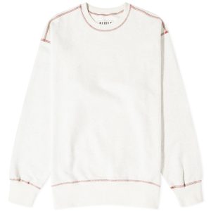 Merely Made Contrast Stitch Crew Sweat