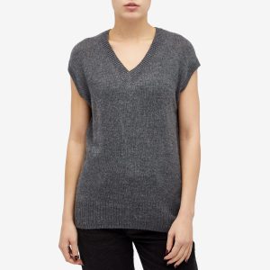 Auralee Wool Cashmere Silk Knit Vest