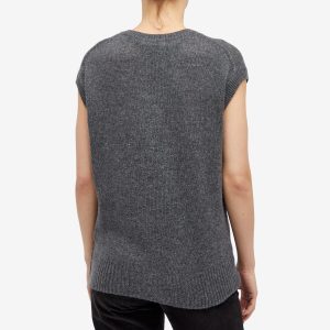 Auralee Wool Cashmere Silk Knit Vest