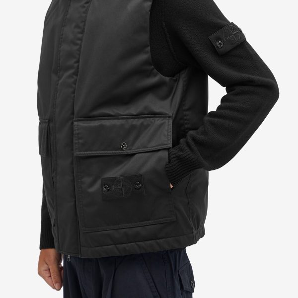 Stone Island Ghost Twill Wool-TC Down Vest