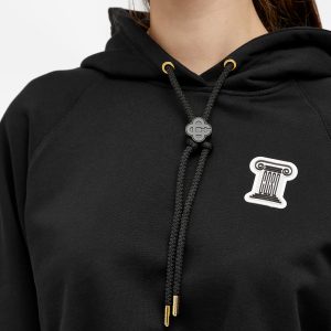 Casablanca Casa Column Patch Cropped Hoodie