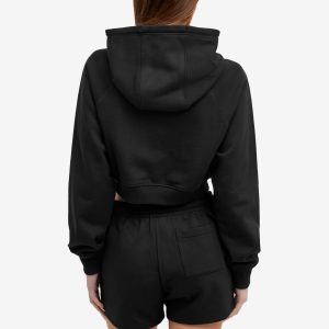 Casablanca Casa Column Patch Cropped Hoodie