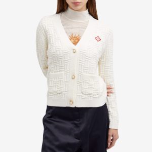 Casablanca Column Stitch Cardigan