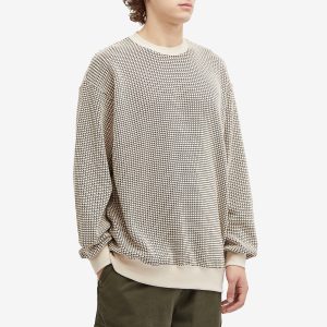 BEAMS Double Heavy Waffle Sweatshirt