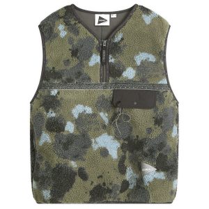 Gramicci x and wander Tape Fleece Vest