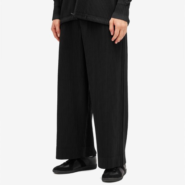 Homme Plissé Issey Miyake Pleated Wide Leg Trousers