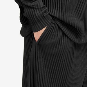 Homme Plissé Issey Miyake Pleated Wide Leg Trousers