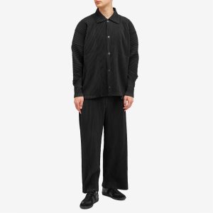 Homme Plissé Issey Miyake Pleated Wide Leg Trousers