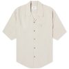 AMI Paris Tonal Logo Camp Collar Shirt