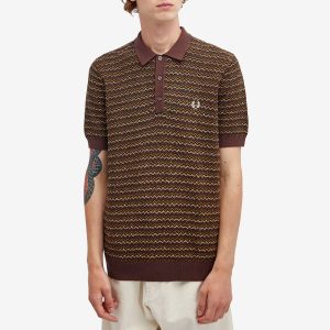 Fred Perry Boucle Jacquard Knit Polo