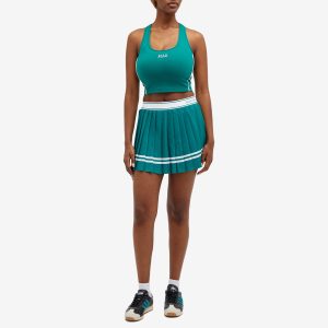 Sporty & Rich Vendome Script Pleated Skirt