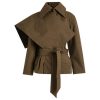 Toga Polyester cotton short trench coat