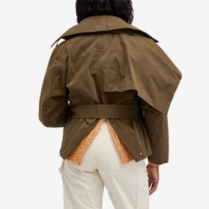 Toga Polyester cotton short trench coat